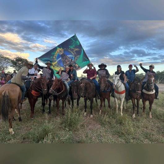 Cavalgada Amigos do Agro, na Fazenda Natal