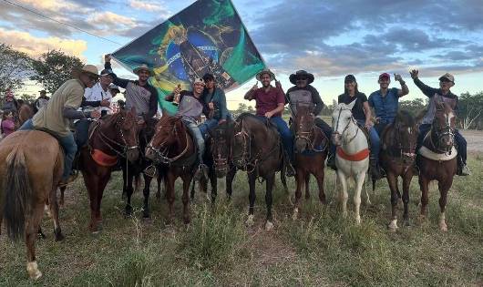 Cavalgada Amigos do Agro, na Fazenda Natal