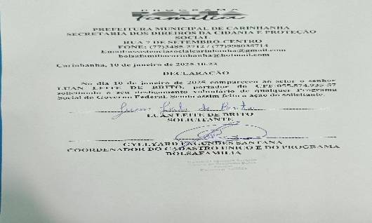 FAKE NEWS! Secretaria de Assistência Social confirma que o Vereador Luan do Povo NÃO RECEBEU BOLSA FAMÍLIA