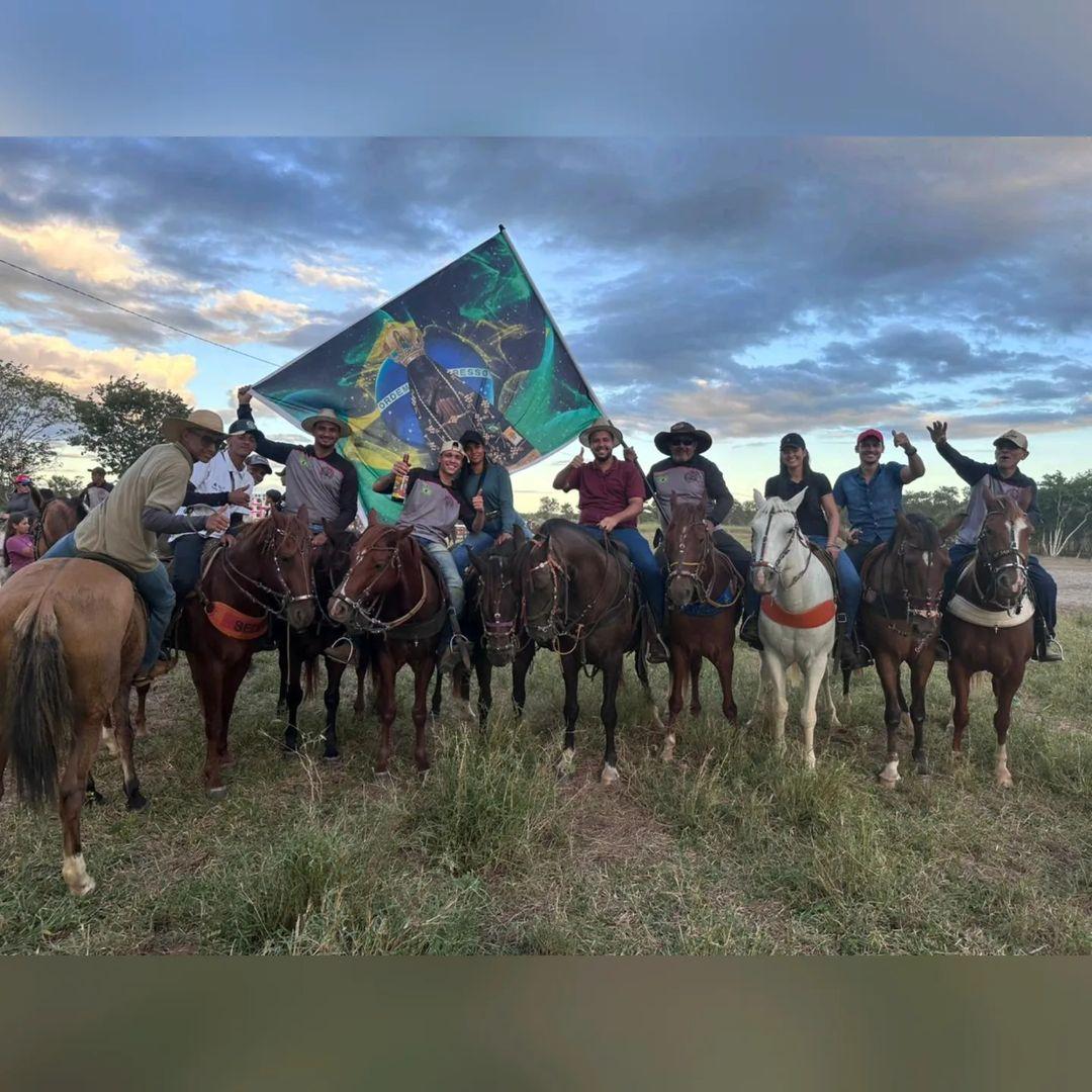 Cavalgada Amigos do Agro, na Fazenda Natal