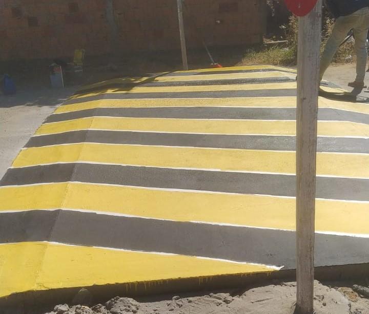 Pedido de Luan do Povo é atendido pela Prefeita e quebra-molas são instalados no Angico
