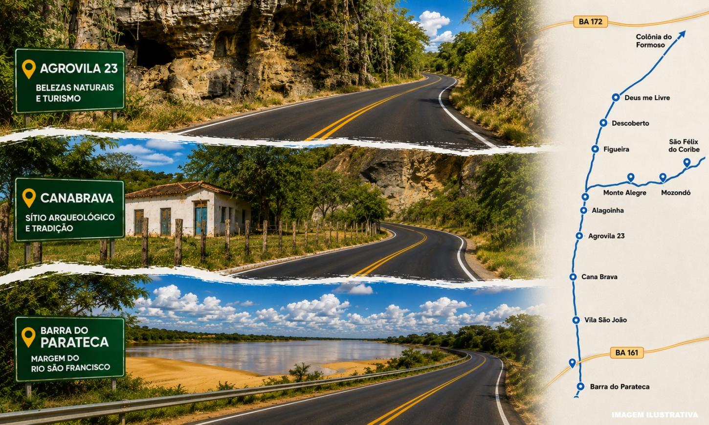 ESTADUALIZAÇÃO DA ESTRADA DE BARRA DO PARATECA A SÃO FÉLIX DO CORIBE E CORIBE